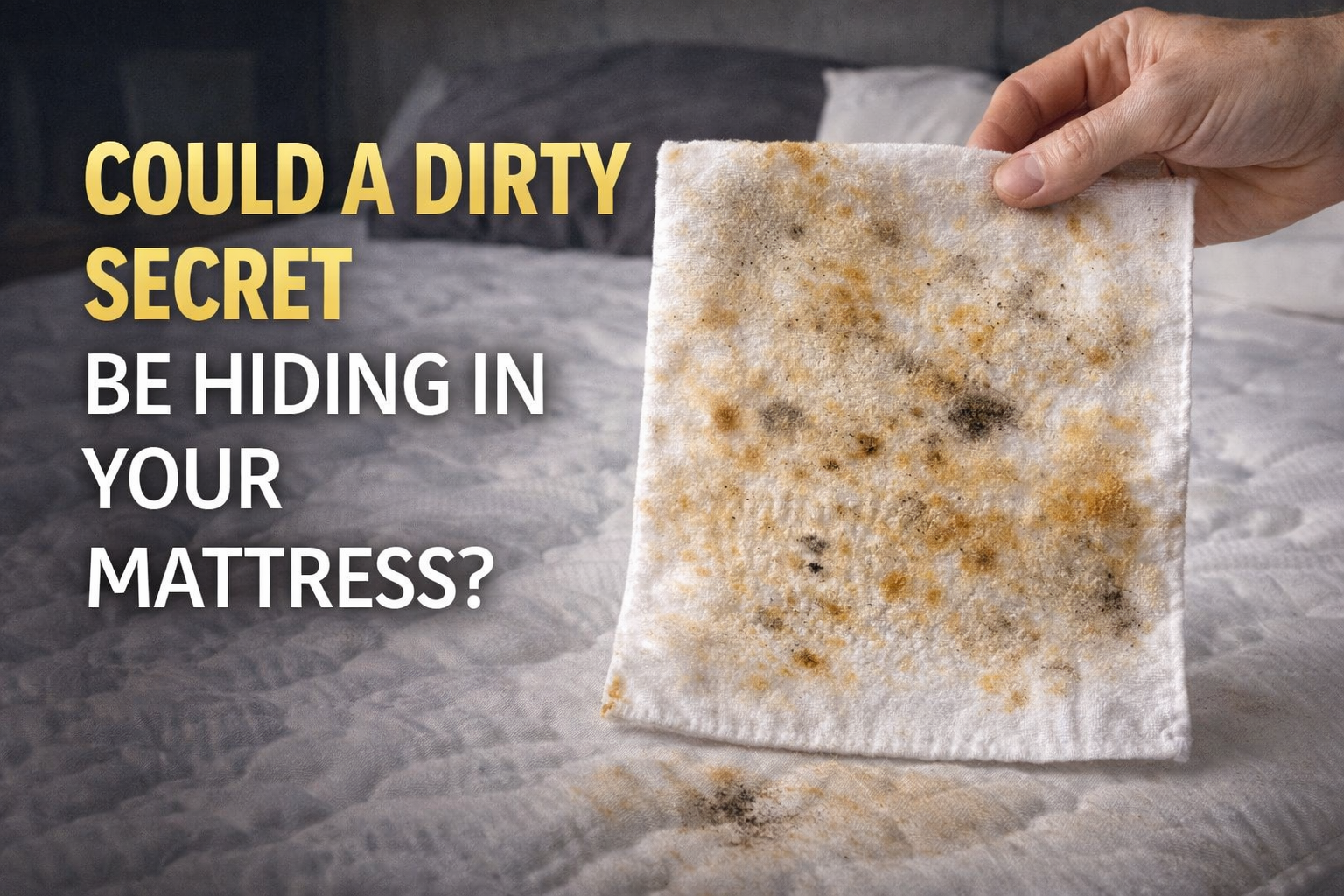 The Shocking White Cloth Test That Reveals How Dirty Your Mattress Really Is
