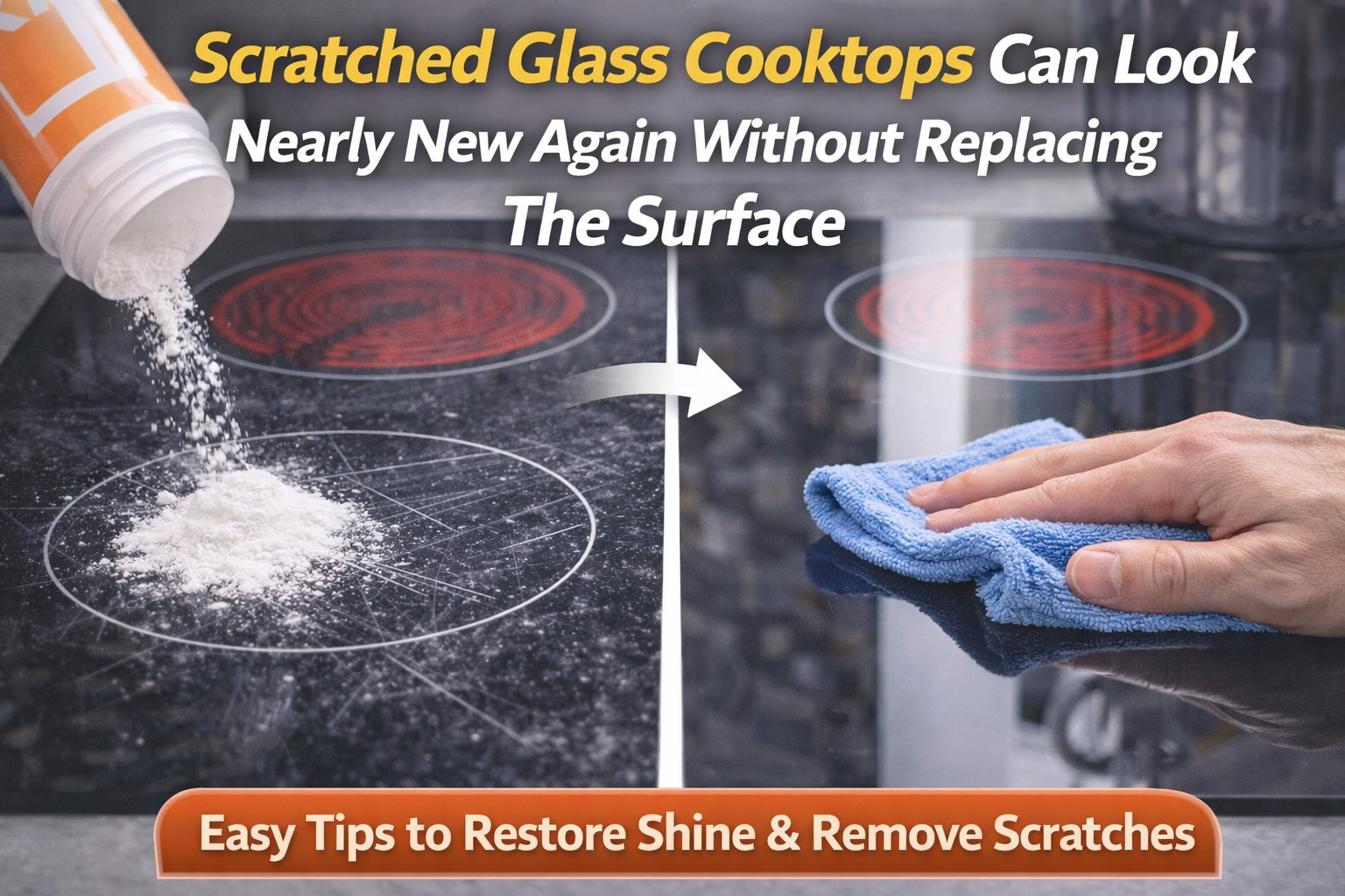 The Amazing Trick That Makes Scratched Glass Cooktops Look Nearly New Again Without Replacement